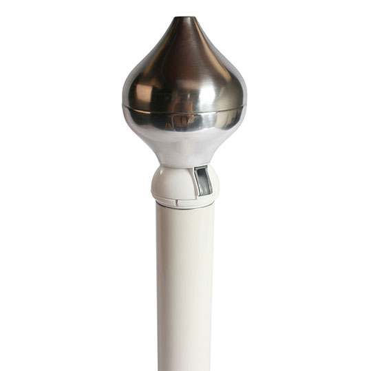 Peervormig zilver
