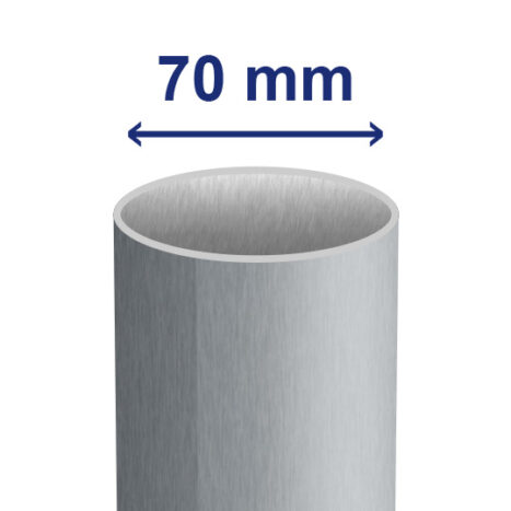 70 mm inwendig
